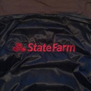 State Farm bomber jacket. Black